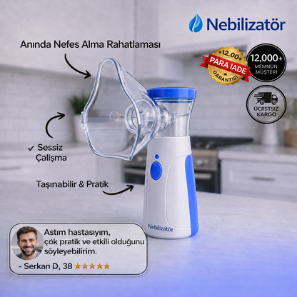 Nebilizatör® Taşınabilir Mesh Nebulizatör