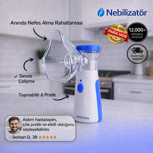 Nebilizatör® Taşınabilir Mesh Nebulizatör