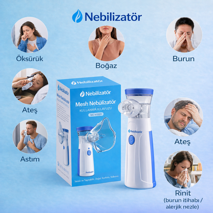 Nebilizatör® Taşınabilir Mesh Nebulizatör