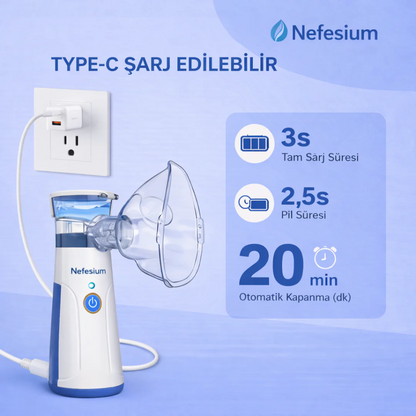 Nebilizatör® Taşınabilir Mesh Nebulizatör